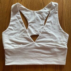 White crop top